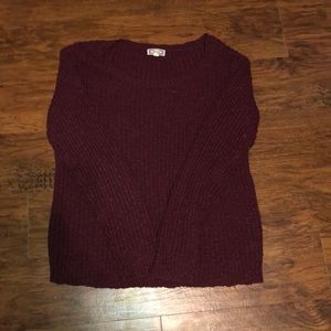 Maroon sweater